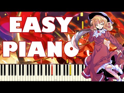 [Easy Piano] Touhou LLS | Bad Apple