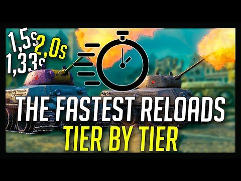 ► The Fastest Reloading Tanks in World of Tanks