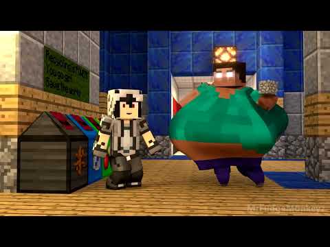 Fat Herobrine Life - Minecraft Animation By MrFudgeMonkeyz