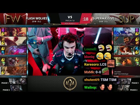 FW vs SUP Game 1 | 2017 MSI Play-In Round 2 | Twitch VOD with Chat