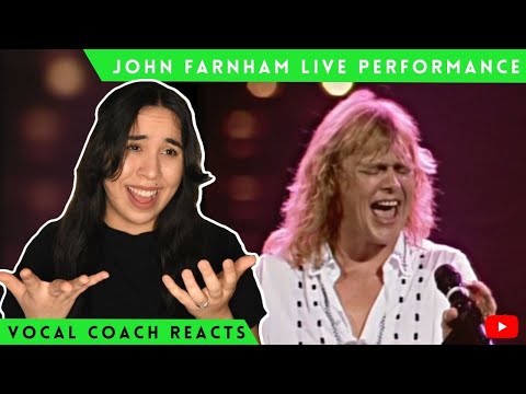 Australian Singer John Farnham Captivates Thousands with his Live Performance of "Help" (1980s)