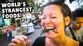 WE TRIED THE WORLD'S STRANGEST FOODS - YouTube