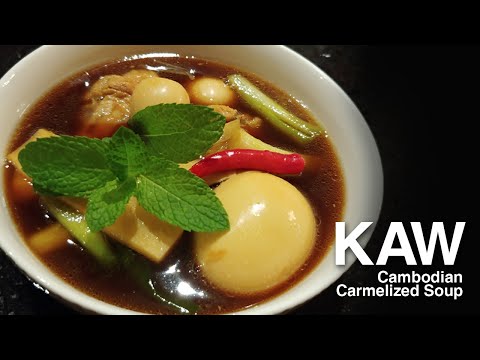 CAMBODIAN BRAISED CHICKEN + EGGS | KAW | CAW | MOE MADE IT