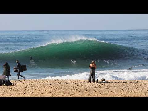 PUMPING NAZARE // BIG WEDGING PADDLE DAY 28.12.24 #bodyboarding