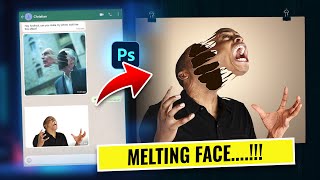Melting Face for a Client! Learn This Crazy Photoshop Trick