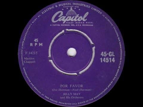 Billy May And His Orchestra - Por Favor