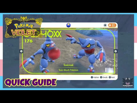 Where To Catch Toxicroak In Pokemon Scarlet & Violet | Location Quick Guide