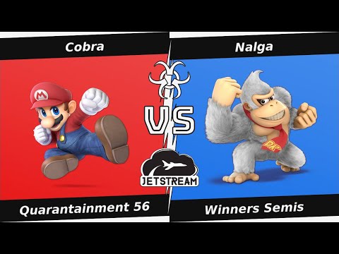 Quarantainment 56 Winners Semis - Cobra (Mario) Vs Nalga (Donkey Kong) - SSBU
