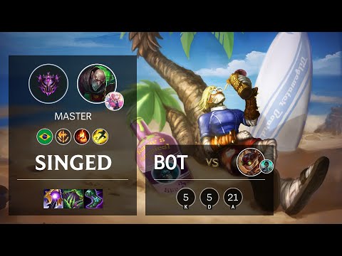 Singed Bot vs Ziggs - BR Master Patch 11.15