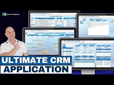 How To Build The ULTIMATE CRM Application In Excel FREE DOWNLOAD