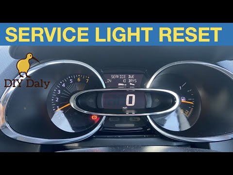 Renault Clio Service Light Reset Procedure