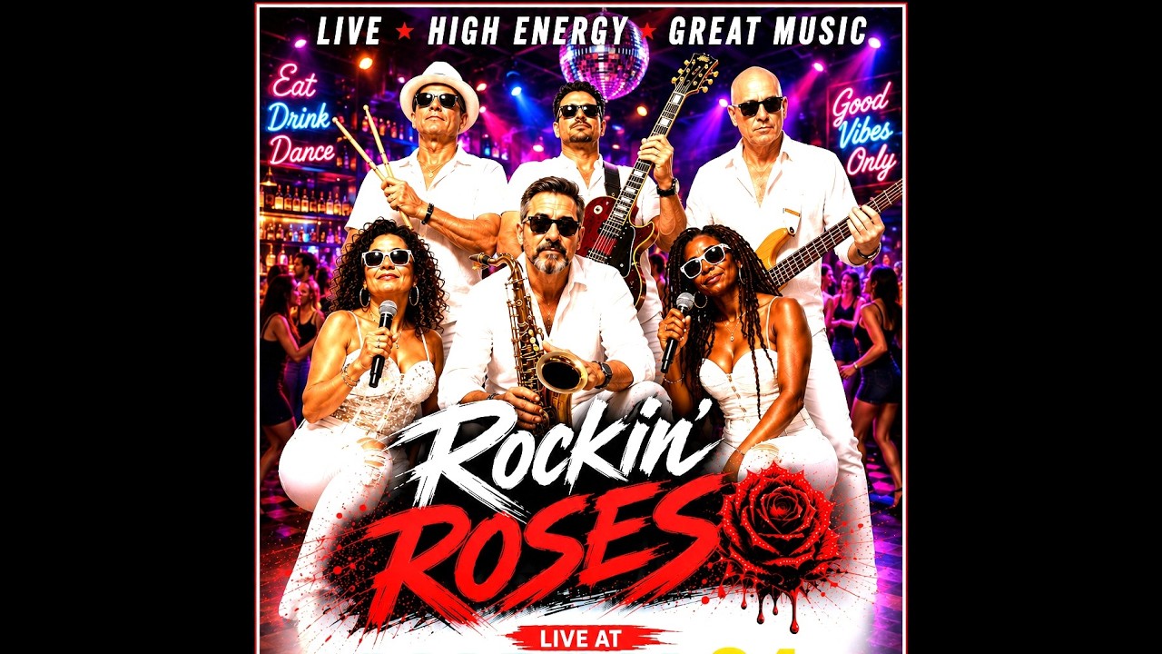 Promotional video thumbnail 6 for Rockin' Roses Band