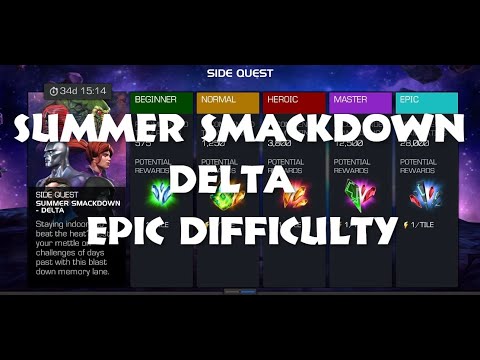 Summer Smackdown Delta - Epic Difficulty - Marvel Contest of Champions (MCOC)