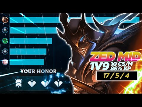 ZED MID 1V9 - ZED MID S11 LEAGUE OF LEGENDS ITA