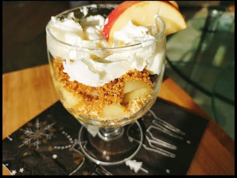 Danish Antique Dessert with Apples