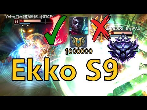S9 EKKOS POWER!!! season 9.18 Ekko montage