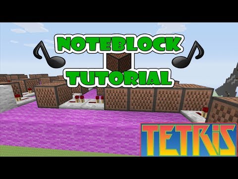 Tetris Doorbell Madness! Minecraft Note Block Tutorial