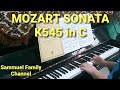 Mozart Sonata K545 in C by Miss Nini