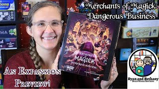 Ryan and Bethany Board Game Reviews - Merchants of Magick: A Set a Watch Tale video thumbnail