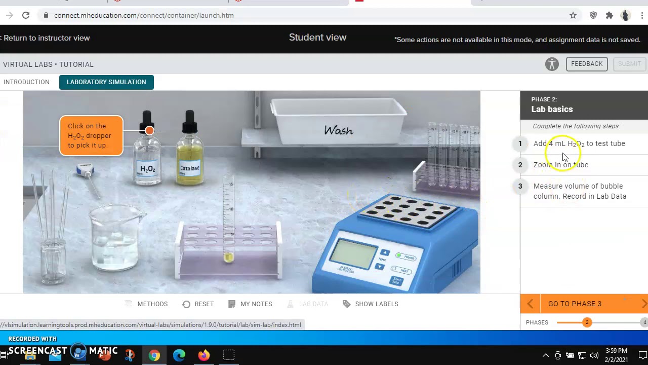 McGraw Virtual Lab Tutorial Run Through