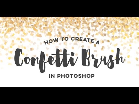 How To Create a Confetti Brush in Photoshop