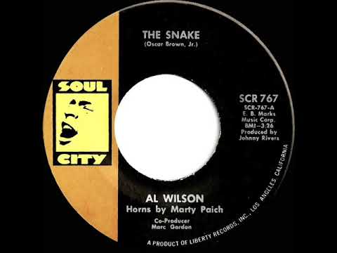 1968 HITS ARCHIVE: The Snake - Al Wilson (mono 45)