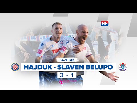 [SAŽETAK] Hajduk - Slaven Belupo 3:1 | 23. kolo HT Prve lige