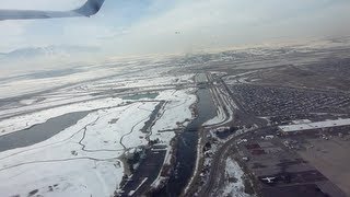 preview picture of video 'Delta Airlines Boeing 737 Takeoff from Salt Lake City Airport'