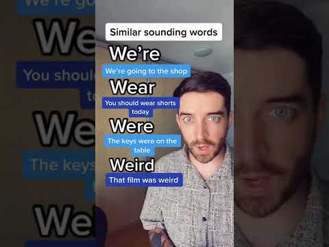 How to pronounce WE’RE, WEAR, WERE & WEIRD in English 🇬🇧🔥