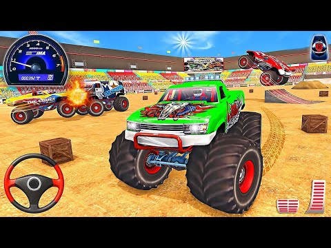 Monster Truck Demolition Derby Game - Extreme Crash Car Racing 3D - Android GamePlay