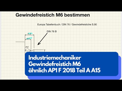 Gewindefreistich M6 AP1 F2018 TeilA Aufgabe15