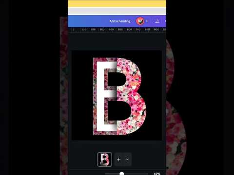 Canva Tutorial Create a Gradient and Overlapping Text Effect with Reflection