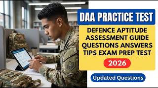 DAA Practice Test 2026: Pass the Defence Aptitude Assessment for Royal Navy and RAF Careers
