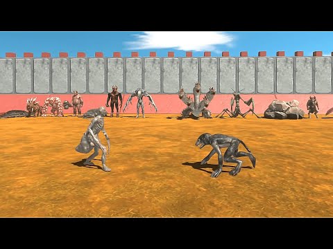 INFERNALS + RETILES VS FANTASY + GIANT INVERTEBRATES Tournament - Animal Revolt Battle Simulator