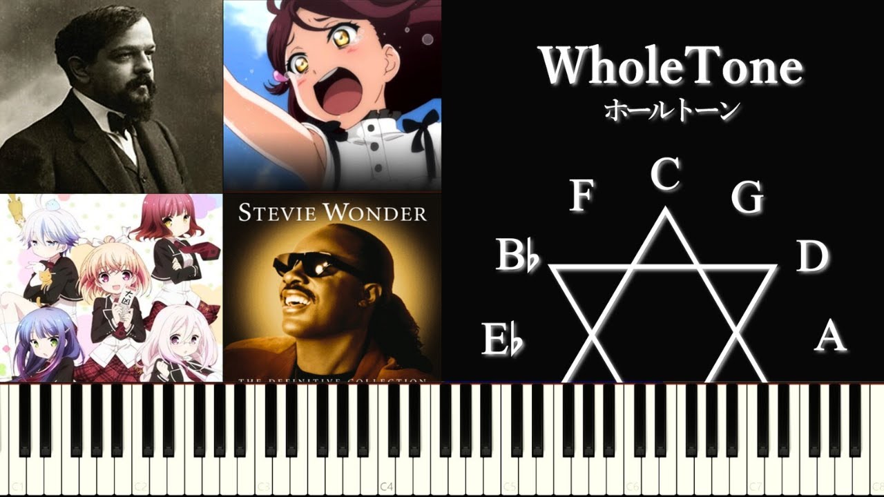 ホールトーンスケール（Wholetone Scale）の解説と使用～幾何学的な特殊性と使用楽曲について～
