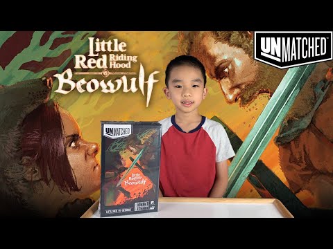 Unmatched Little Red Riding Hood VS Beowulf Unboxing and Review | Restoration Games | Mondo Games