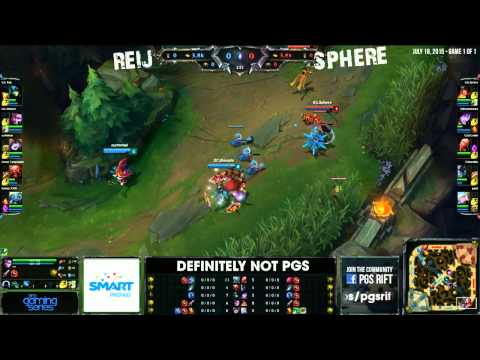 PGS 2015 SUMMER SPLIT GROUP STAGE W9 - GG.REIJ vs GG.SPHERE