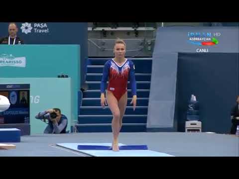 Maria Paseka Vault Baku World Cup Event Finals 2019