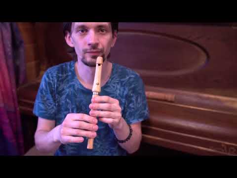 Wooden whistle D key ashwood - in stock now!