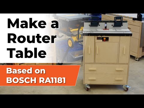 Make a Router Table based on BOSCH RA1181