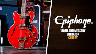 Video thumbnail for Peach Picks | Epiphone 150th Anniversary Collection | Sheraton - Cherry by Peach Guitars