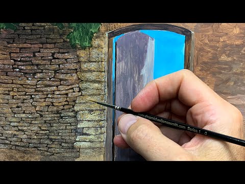 Painting a stone wall in oil | Episode 237