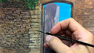 Painting a stone wall in oil | Episode 237