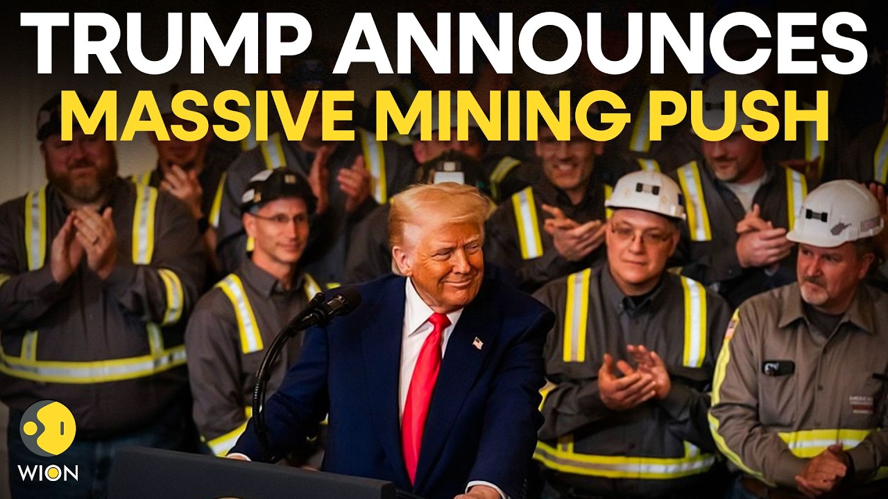 TRUMP LIVE: Trump's American Mining Roundtable | Trump Unveils U.S. Critical Minerals Strategy | US