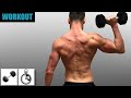 BACK BUILDING WORKOUT USING JUST ONE DUMBBELL