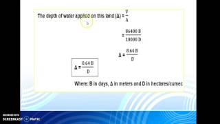 Relation between Duty and Delta