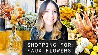 Faux Flowers: Shopping for Flowers That Will NEVER DIE 🚫🥀 At World Market + Target