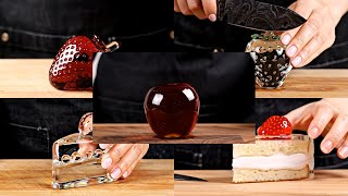 【ASMR】ガラスカット まとめ①｜Glass Cutting Compilation #1