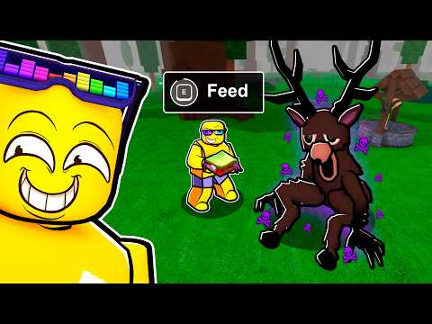Using RANDOM ITEMS to Kill the Deer in 99 Nights!