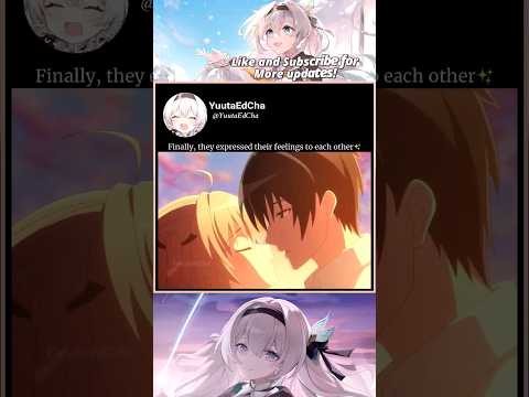 They finally kissed after realizing their feelings | Atri: My Dear Moments #anime #short